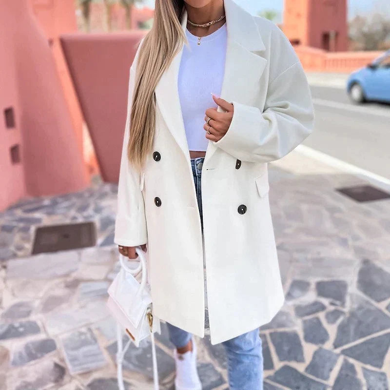 Women's Tailored Winter Coat – Classic Longline Overcoat