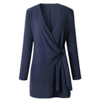 Women's Tie Waist Cardigan – V-Neck Long Sleeve Wrap Cardigan