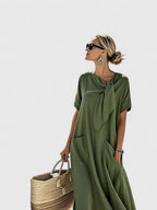 Women's Elegant Maxi Dress – Classic Occasion Dress – Antonina