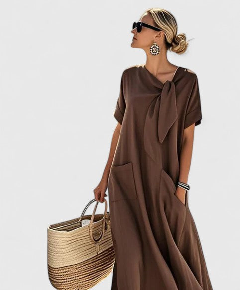 Women's Elegant Maxi Dress – Classic Occasion Dress – Antonina