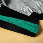 Women's Striped Knit Sweater – Relaxed Long Sleeve Pattern Pullover