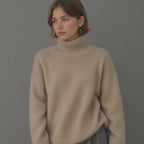 Women's Oversized Turtleneck Sweater – Winter Knit Sweater – Sydney