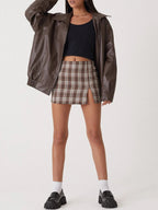 Women's Wide Collar Jacket – Oversized Zip-Up Winter Jacket