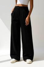 Women's Pleated Pants – Wide Leg Dress Pants