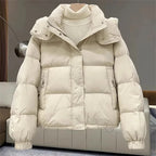 Women's Casual Puffer Jacket – Relaxed Quilted Winter Jacket