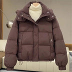 Women's Casual Puffer Jacket – Relaxed Quilted Winter Jacket