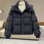 Women's Casual Puffer Jacket – Relaxed Quilted Winter Jacket