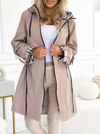 Women's Hooded Rain Jacket – Waterproof Outdoor Jacket – Sarah