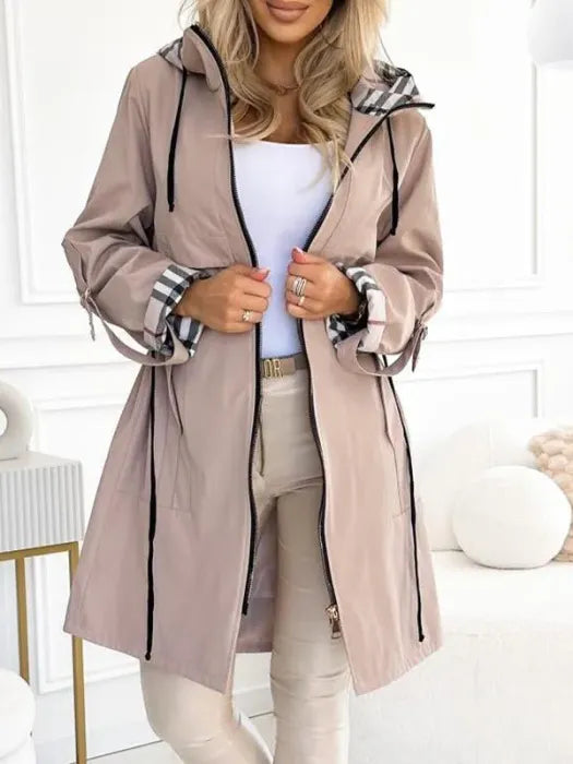 Women's Hooded Rain Jacket – Waterproof Outdoor Jacket – Sarah
