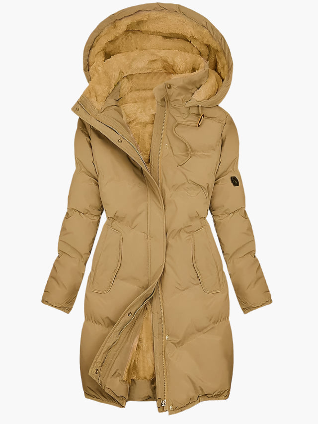 Women's Faux Fur Winter Coat – Hooded Warm Coat – Phyllis