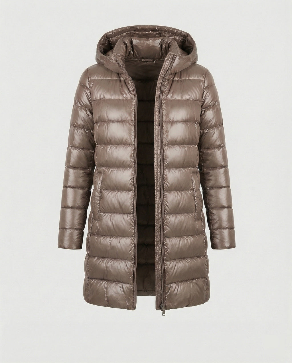 Women's Hooded Down Jacket – Ultralight Packable Transitional Puffer Jacket