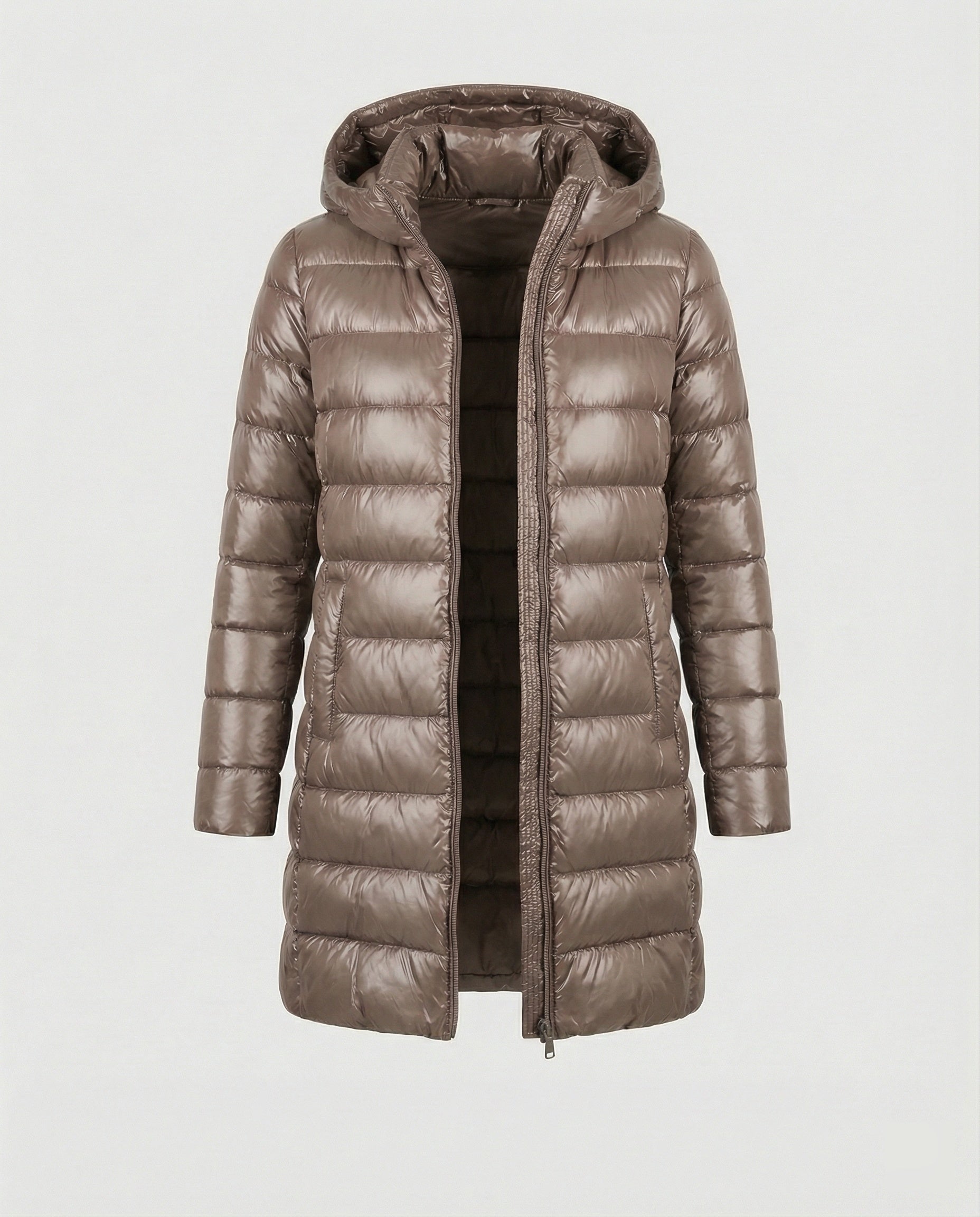 Women's Hooded Down Jacket – Ultralight Packable Transitional Puffer Jacket