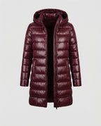 Women's Hooded Down Jacket – Ultralight Packable Transitional Puffer Jacket