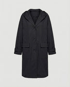 Women's Long Belted Trench Coat – Adjustable Waist Transitional Coat