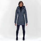Women's Full-Length Puffer Coat – Hooded Longline Quilted Coat