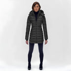 Women's Full-Length Puffer Coat – Hooded Longline Quilted Coat