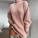 Women's Oversized Long Sweater – Long Sleeve Winter Sweater