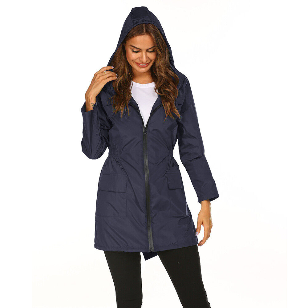 Women's Lightweight Trench Coat – Longline Transitional Jacket