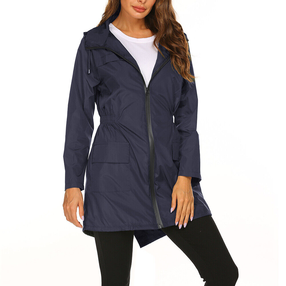 Women's Lightweight Trench Coat – Longline Transitional Jacket