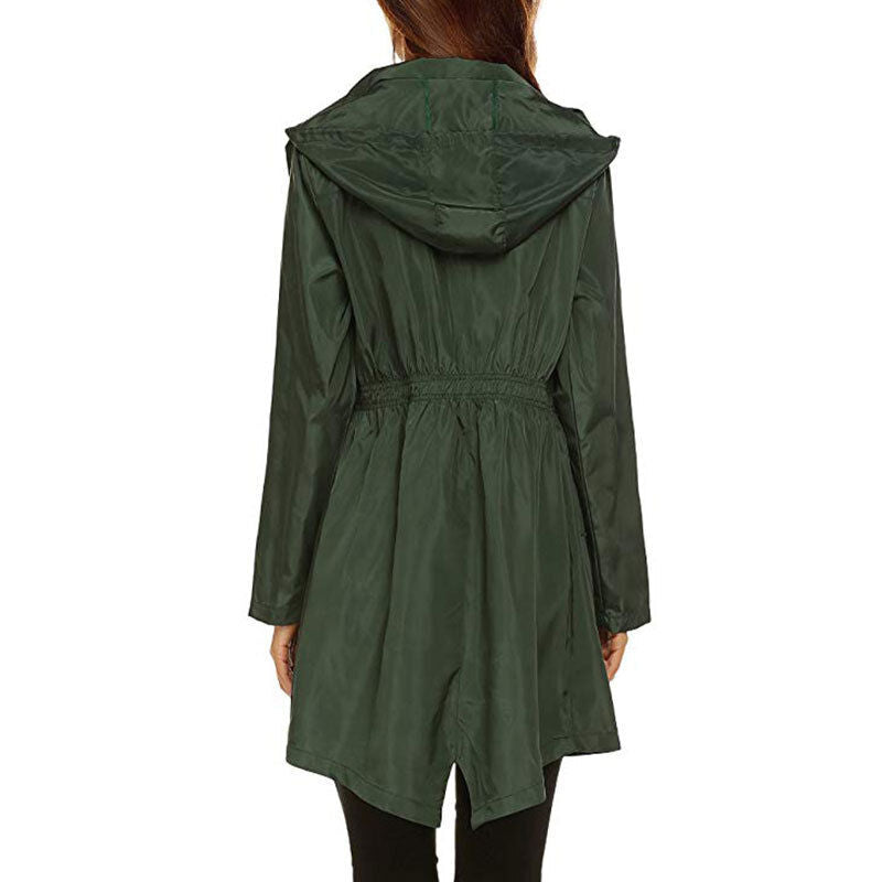 Women's Lightweight Trench Coat – Longline Transitional Jacket