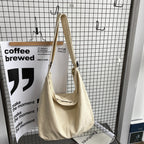 Women's Canvas Shoulder Bag – Casual Everyday Shoulder Bag – Noa