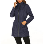 Women's Lightweight Trench Coat – Longline Transitional Jacket