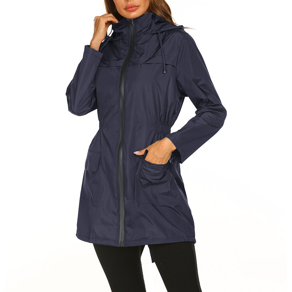 Women's Lightweight Trench Coat – Longline Transitional Jacket
