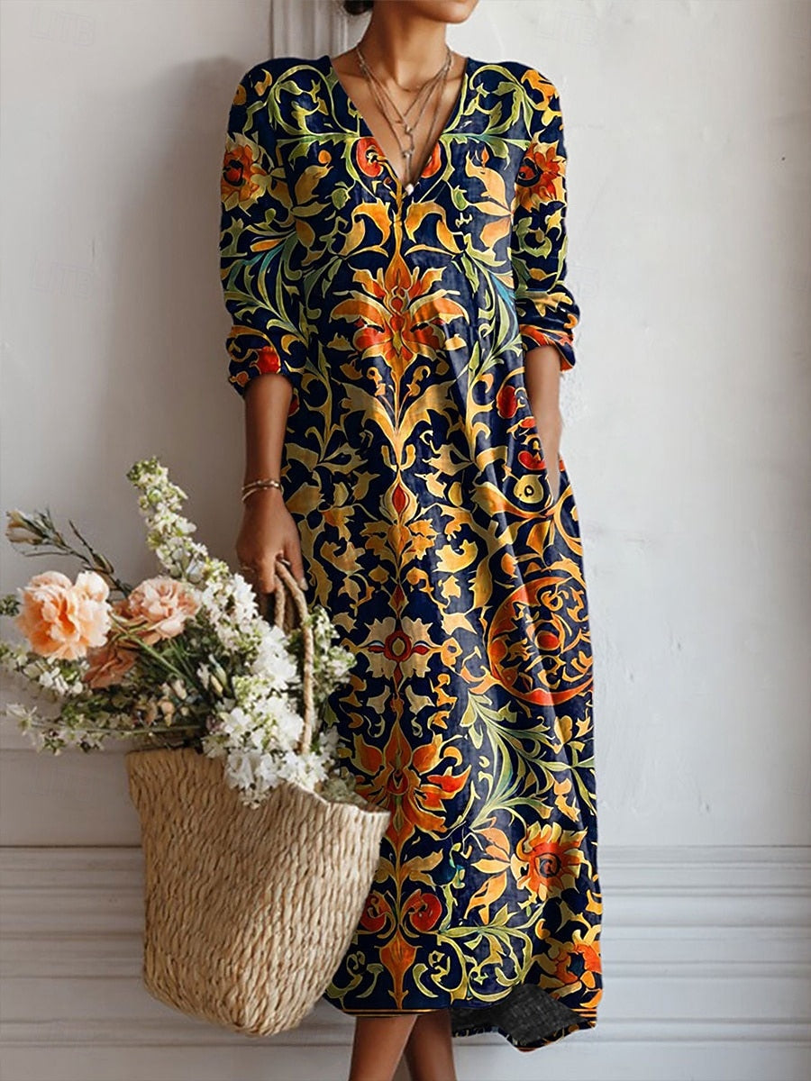 Women's Casual Maxi Dress – Comfortable Everyday Dress – Amara