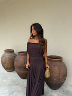 Women's Sleeveless A-Line Maxi Dress – Zip Back Flowy Occasion Dress
