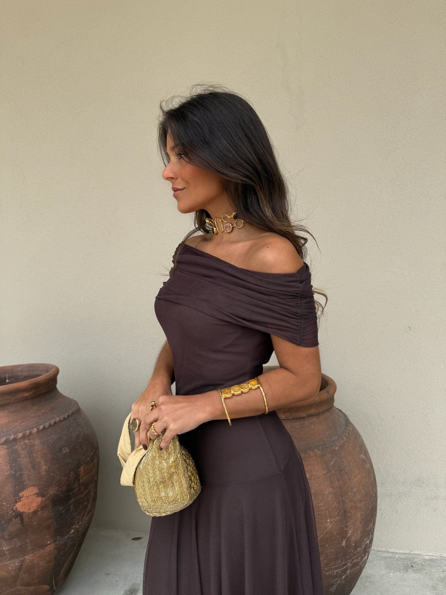 Women's Sleeveless A-Line Maxi Dress – Zip Back Flowy Occasion Dress