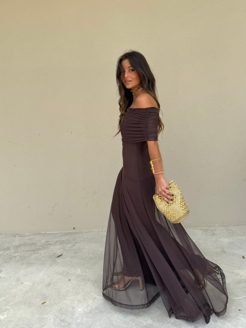 Women's Sleeveless A-Line Maxi Dress – Zip Back Flowy Occasion Dress