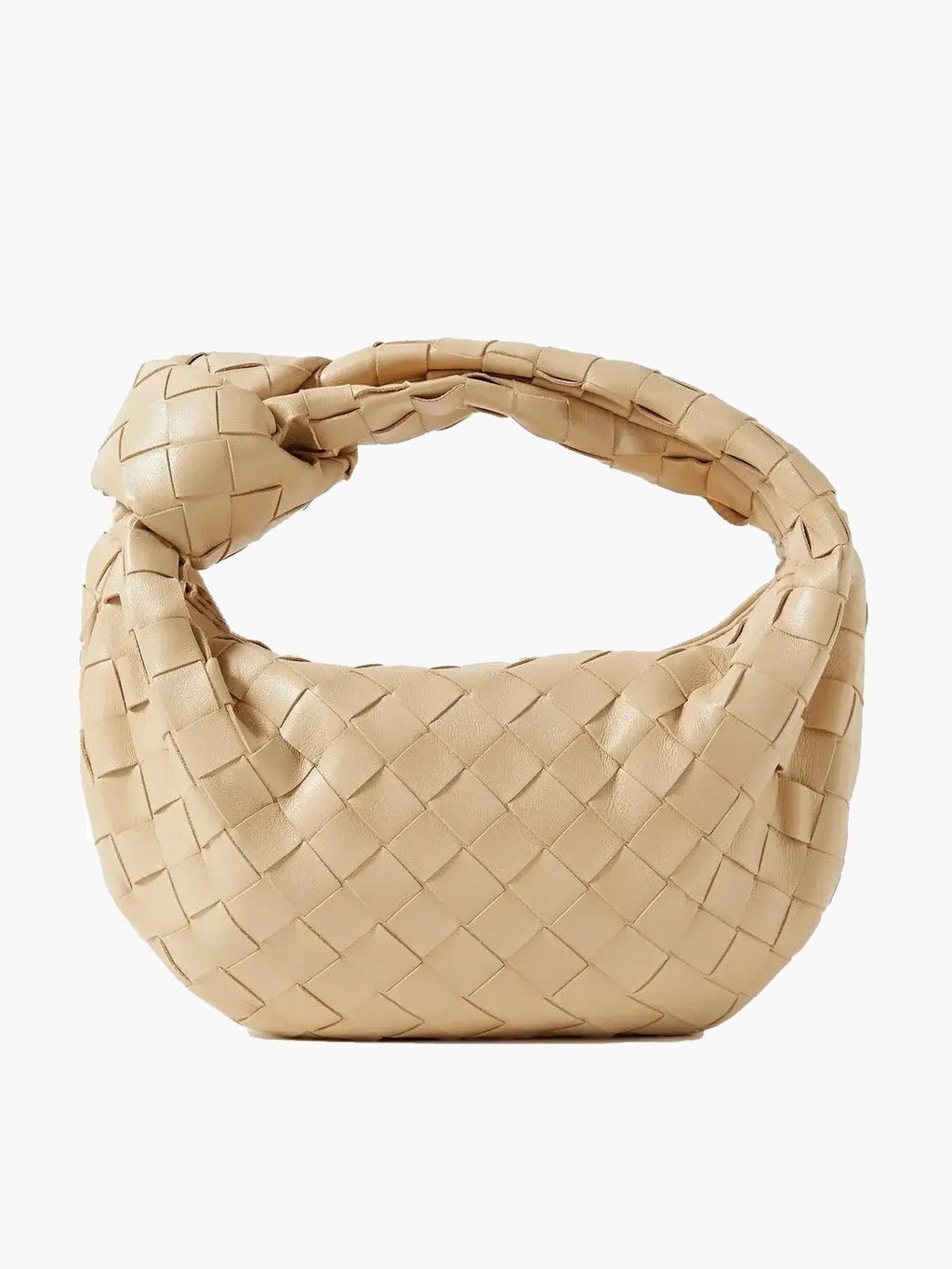 Women's Braided Metallic Handbag – Luxury Evening Handbag – Blair