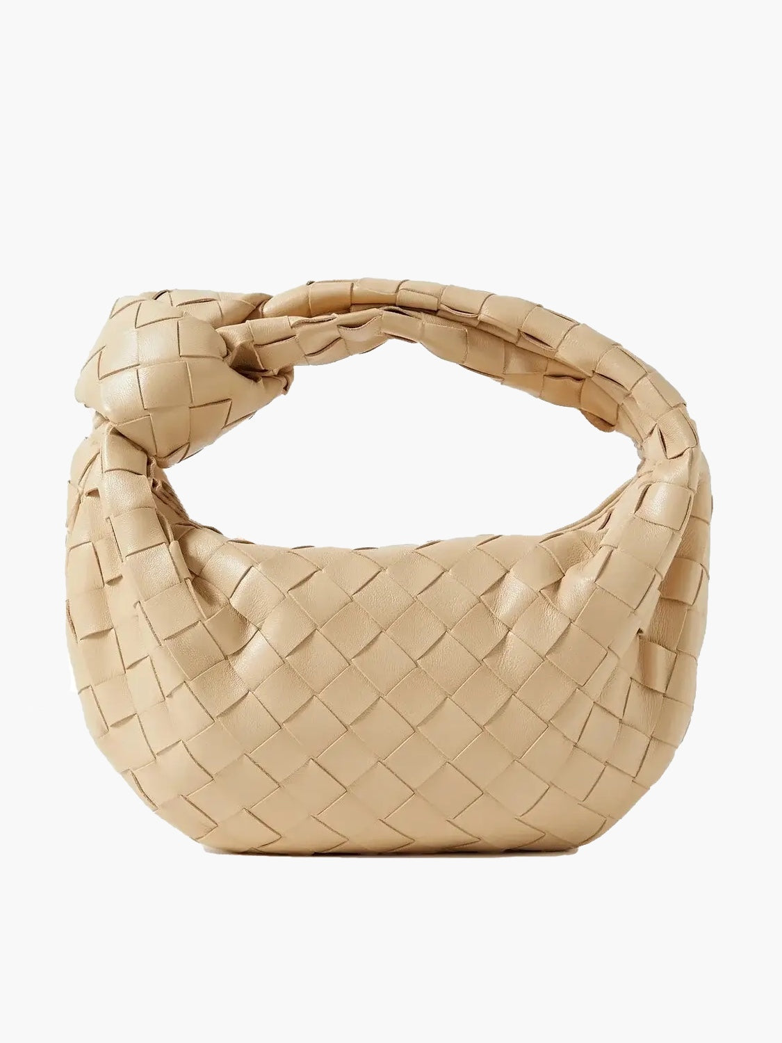 Women's Braided Metallic Handbag – Luxury Evening Handbag – Blair