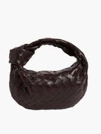 Women's Braided Metallic Handbag – Luxury Evening Handbag – Blair