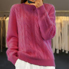 Women's Classic Knit Sweater – Winter Knit Sweater – Bridget