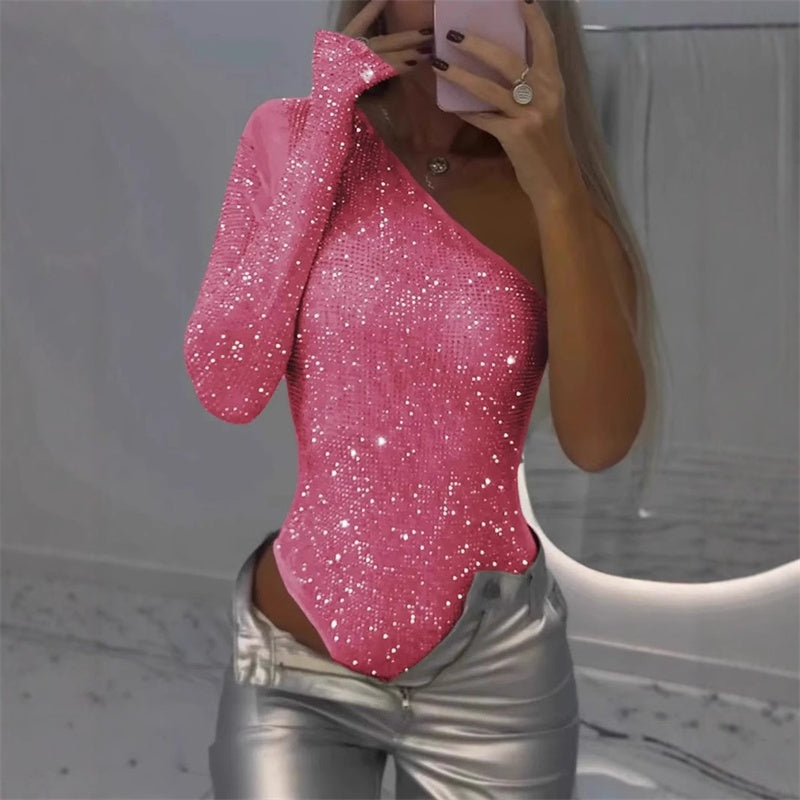 Women's Fitted Bodysuit – Sleek Day-to-Night Layering Bodysuit