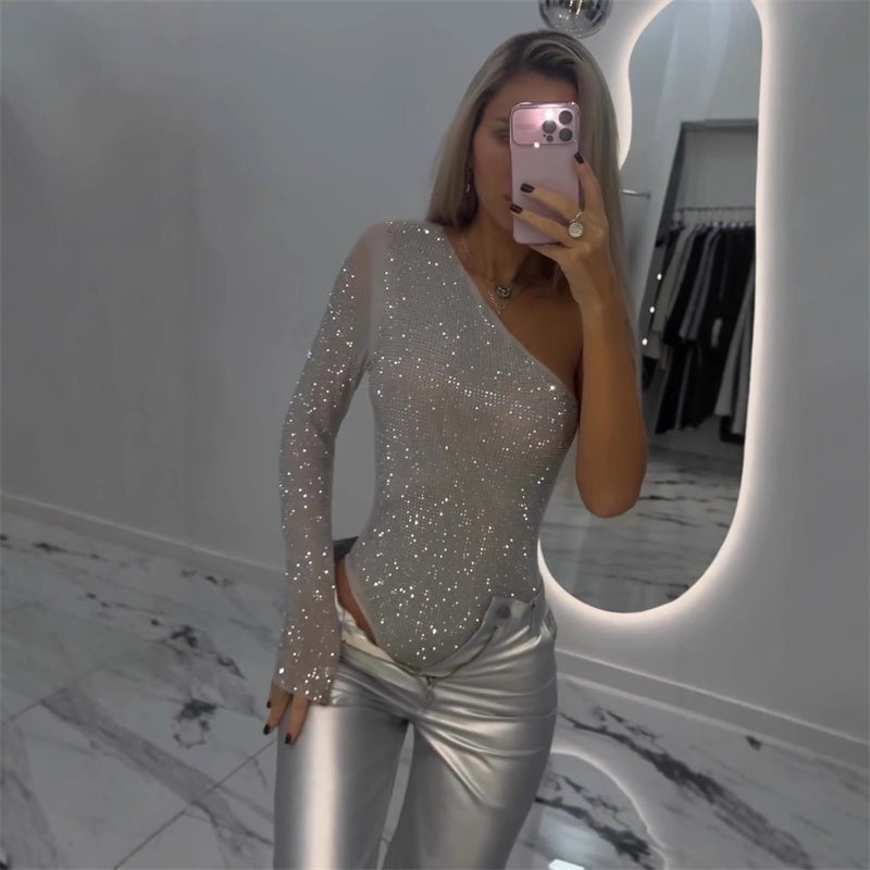 Women's Fitted Bodysuit – Sleek Day-to-Night Layering Bodysuit