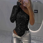 Women's Fitted Bodysuit – Sleek Day-to-Night Layering Bodysuit