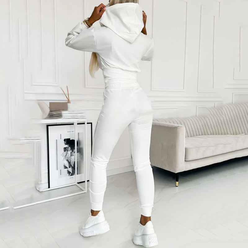 Women's High Waist Lounge Set – Two-Piece Comfort Set – Quinn