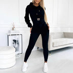 Women's High Waist Lounge Set – Two-Piece Comfort Set – Quinn