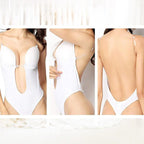Women's Backless Support Bodysuit – Low Back Seamless Shaping Bodysuit