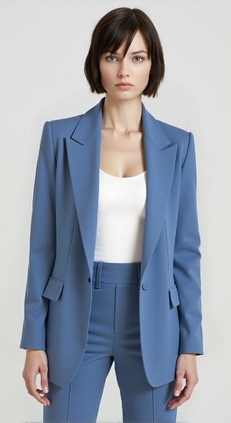 Women's Blazer Set – Sophisticated Tailored Set – Delaney