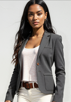 Women's Tailored Blazer – Slim Fit Button Blazer – Kennedy