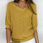 Women's Classic Knit Sweater – Soft Long Sleeve Winter Sweater