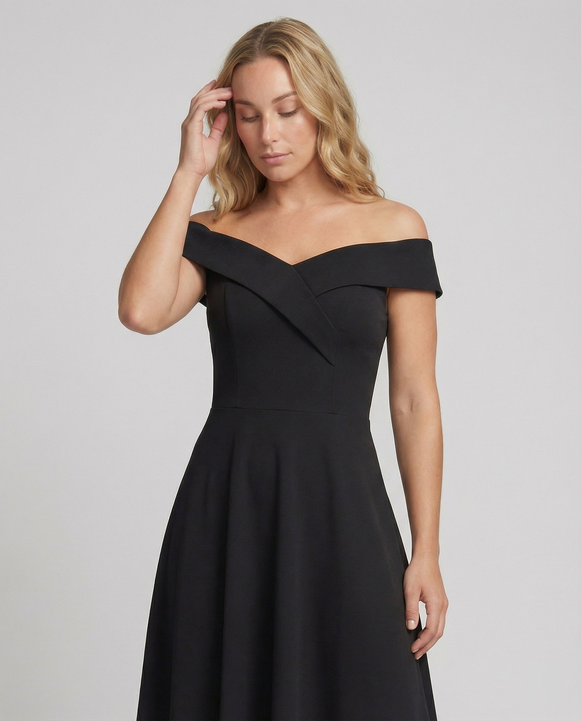 Women's Maxi Dress – Off-Shoulder Occasion Dress – Solenne