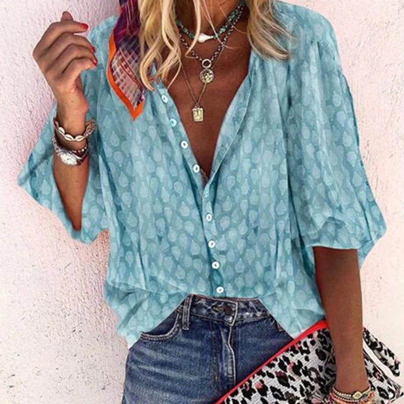 Women's Vacation Summer Blouse – Lightweight Dressy Blouse