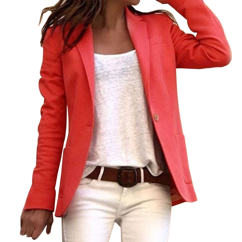 Women's Tailored Blazer – Slim Fit Button Blazer – Kennedy