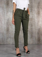 Women's Classic High Waist Trousers – Tailored Everyday Casual Pants