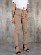 Women's Classic High Waist Trousers – Tailored Everyday Casual Pants