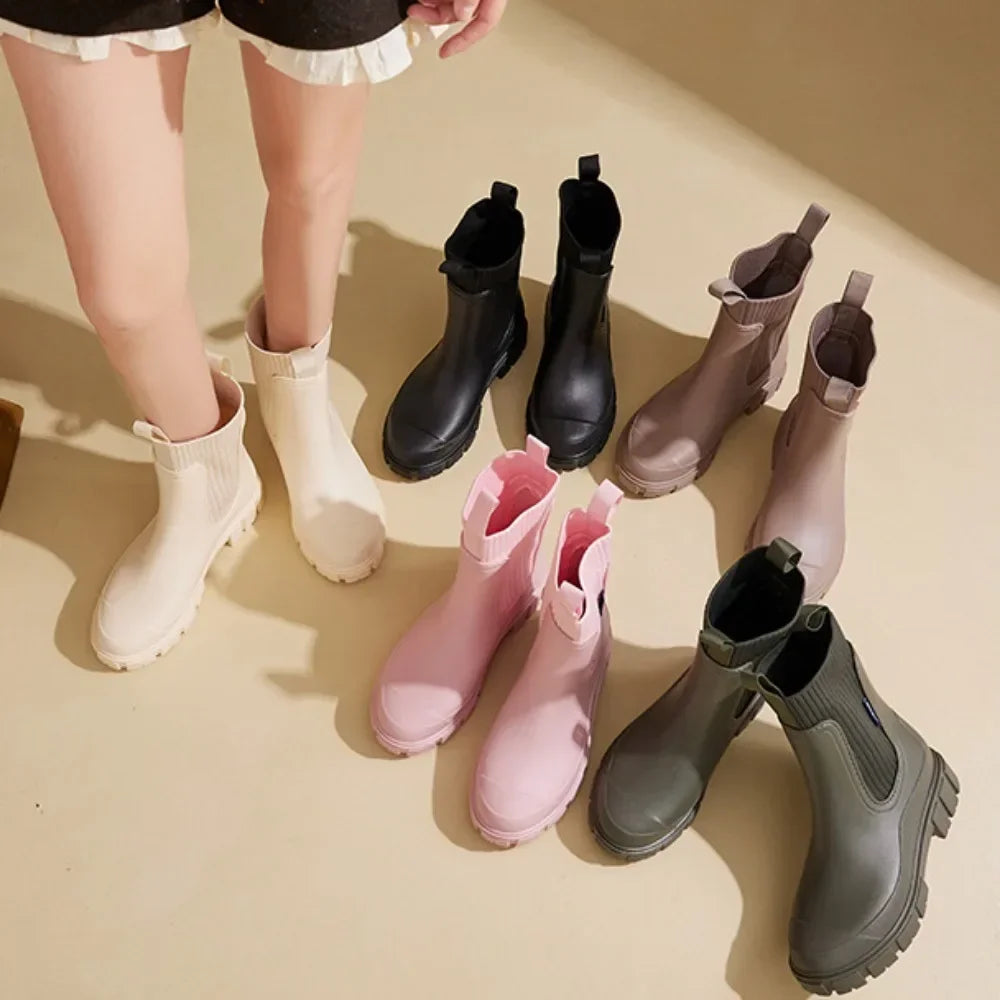 Women's Slip Resistant Chelsea Boots – Waterproof Work Boots